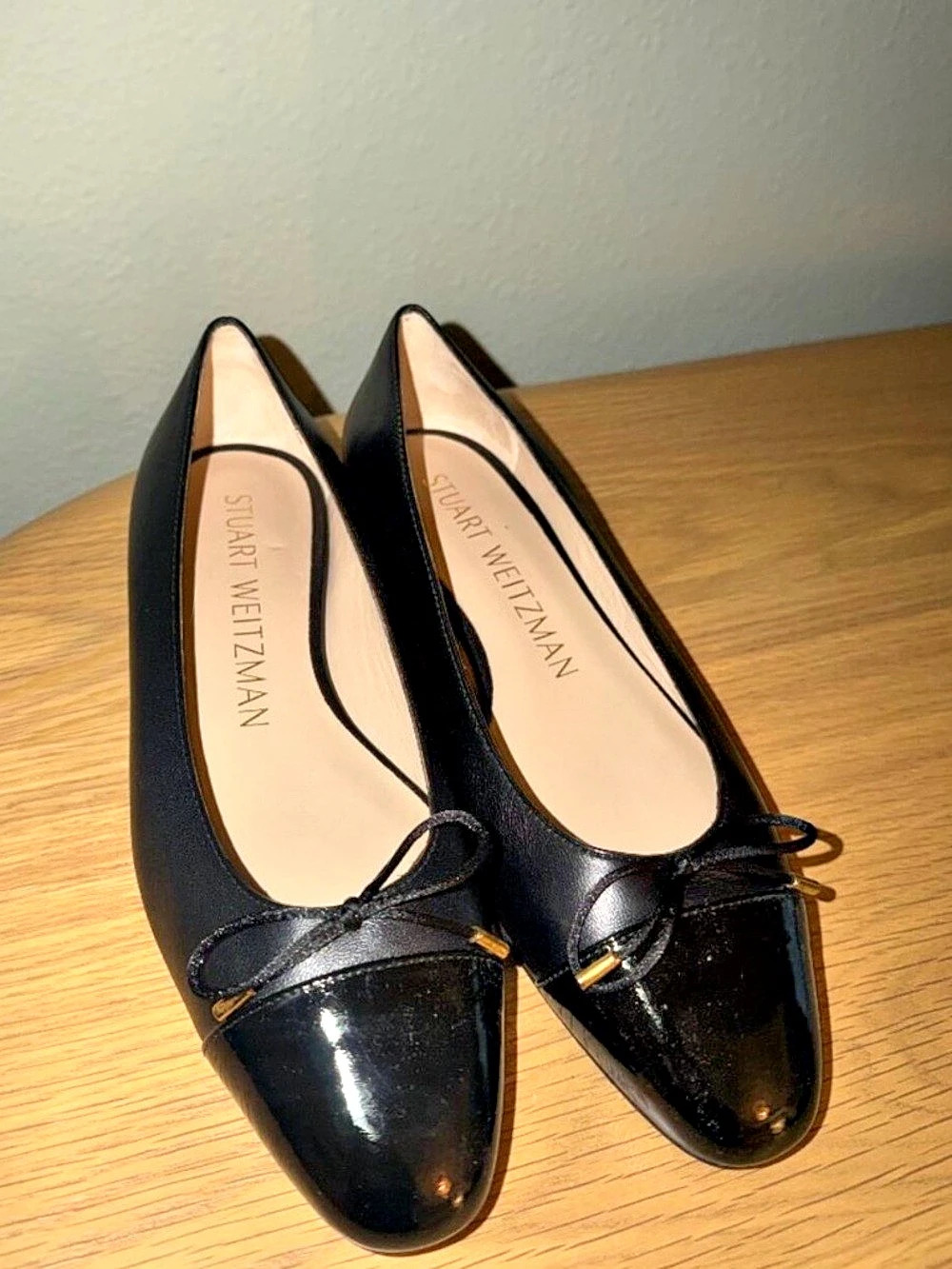 Stuart Weitzman Black Ballet Flats - Size 8.5 - Like New